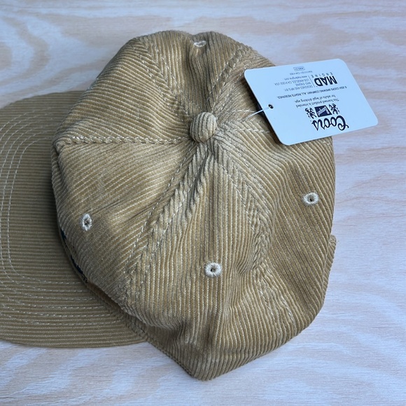 COORS Banquet Vintage-Retro Style Corduroy Hat Cap Classic Beige Mountains Logo - Picture 6 of 9